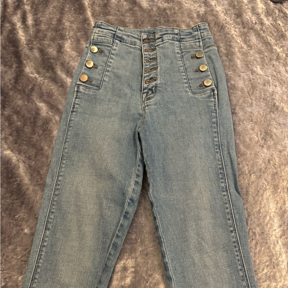 J brand sailor high rise skinny jeans